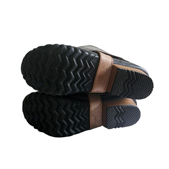 NWT Sorel Slimpack Riding Tall Boots Equestrian Sz 5 Waterproof Leather Charcoal - Picture 5 of 11